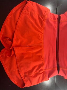 lululemon athletica Womens Athletic Shorts in Bright Red-Orange